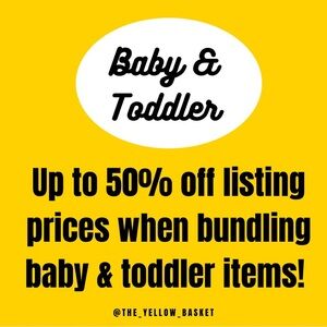 BABY/TODDLER BUNDLES UP TO 50% off listing prices!
